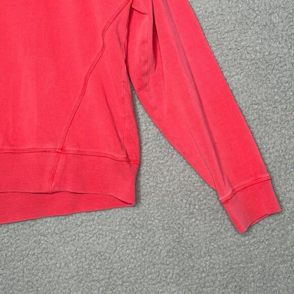 Tommy Hilfiger Sport Womens Pullover Sweatshirt M Red Cotton Graphic Front Logo - Picture 7 of 11